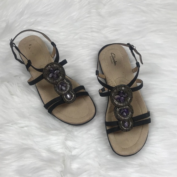 clarks beaded sandals